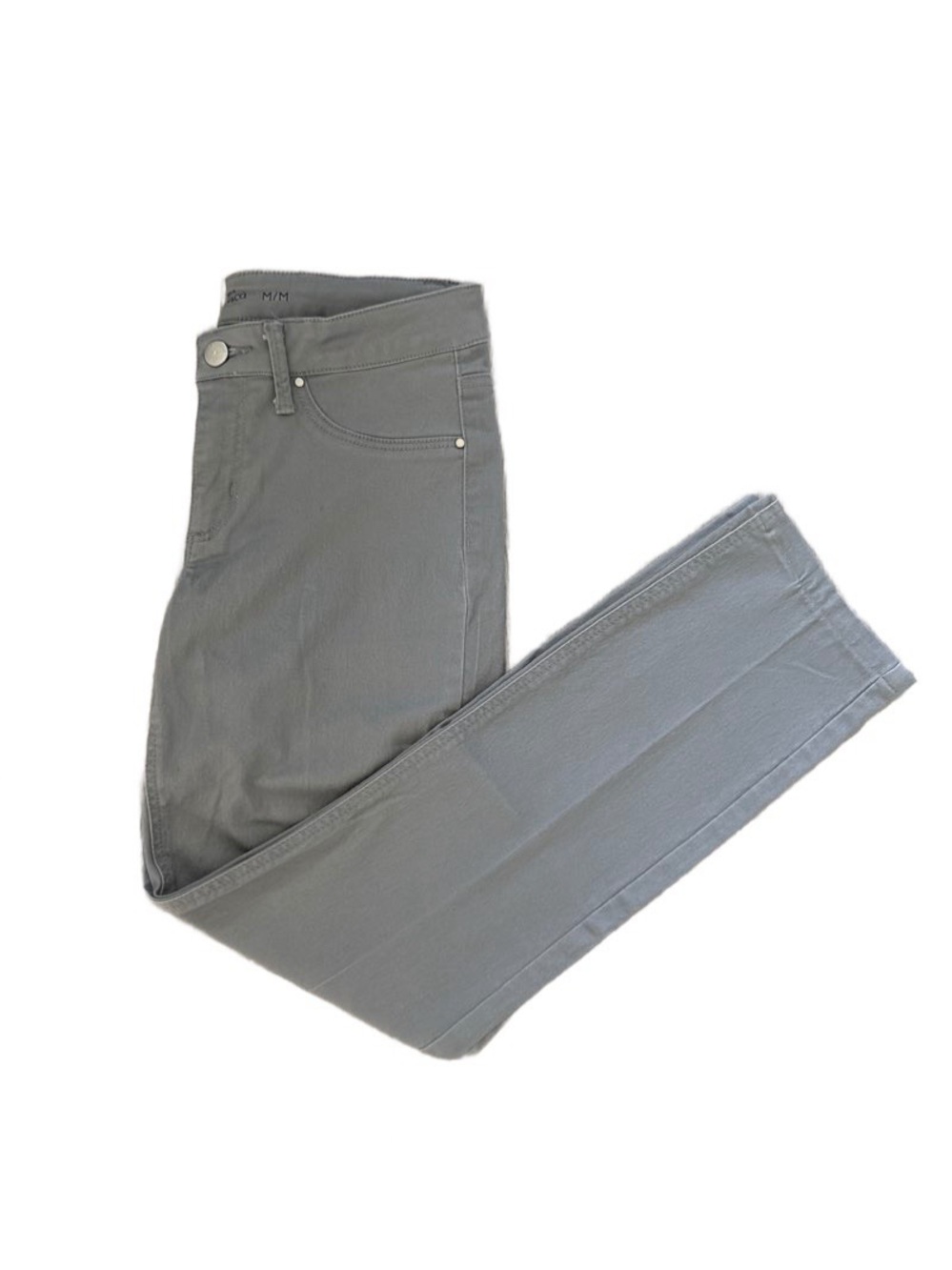 Women's Gray Straight-Leg Pants RW&CO